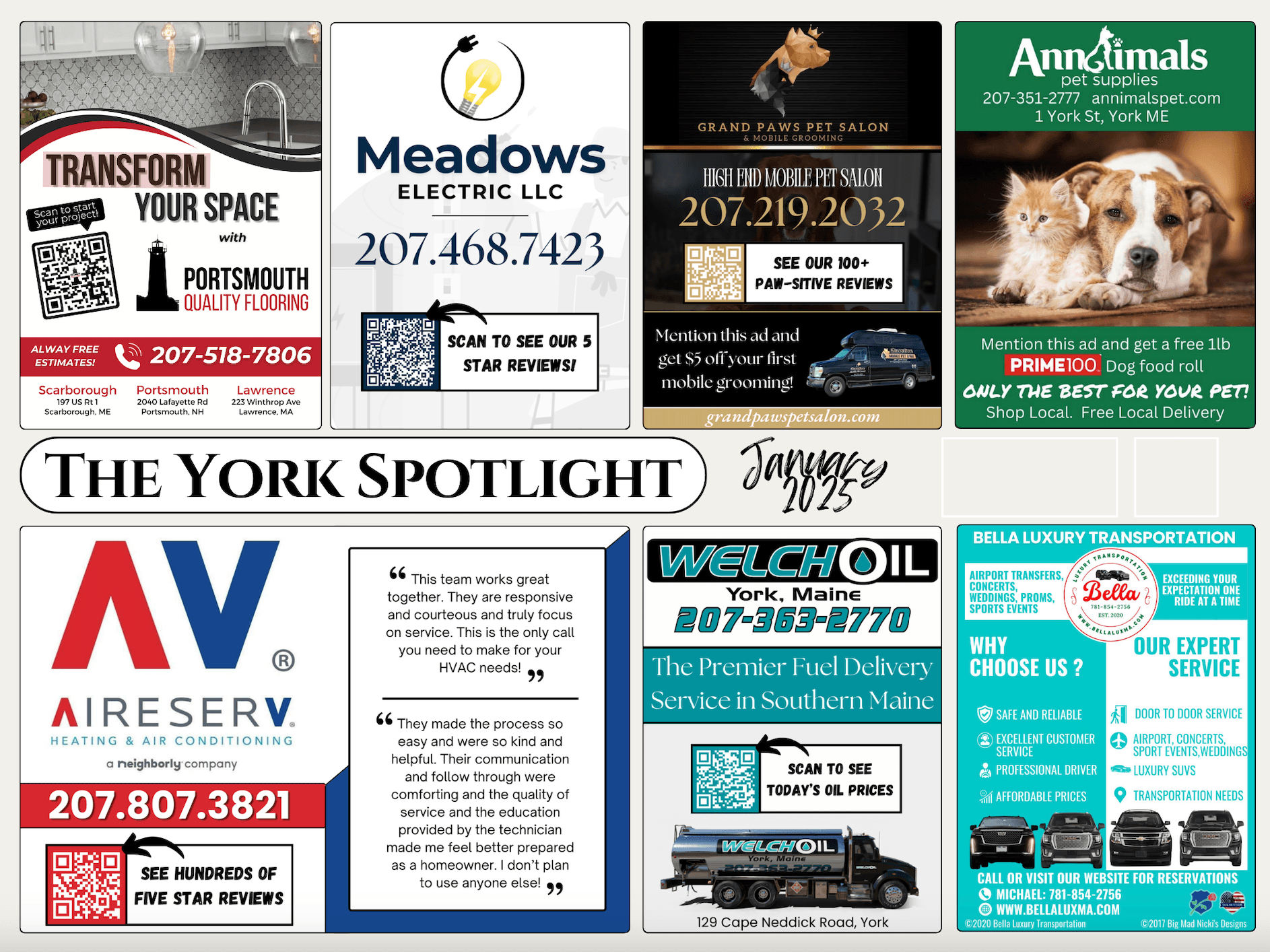 York Spotlight Shared Mailer Example - See how local businesses collaborate to reach customers
