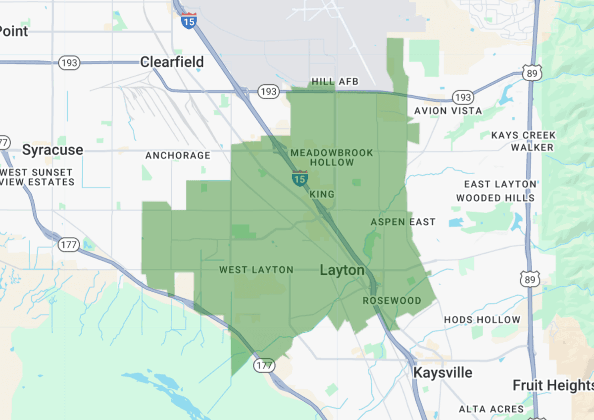 84041 targeting map showing coverage area