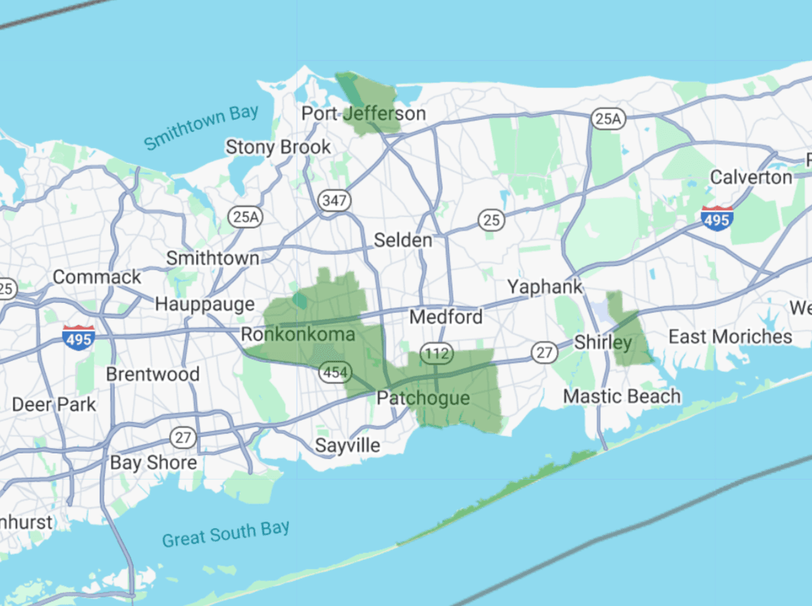 11772,11950,11741,11777,11779 targeting map showing coverage area